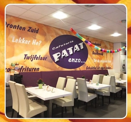 Zitplaatsen bij Patat enzo